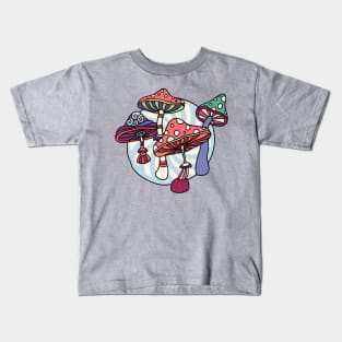 Groovy Mushrooms Kids T-Shirt